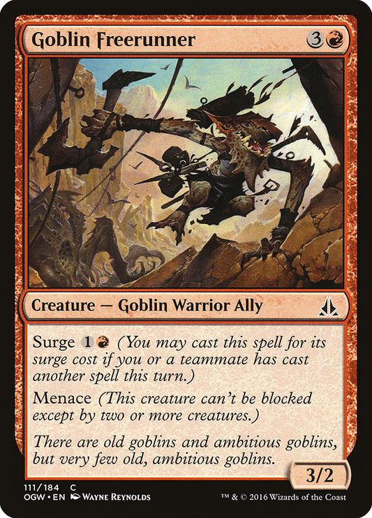 MTG Card Title: Goblin Freerunner OGW/111