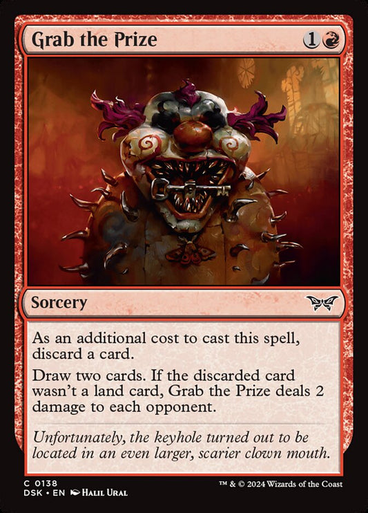 MTG Card Title: Grab the Prize DSK/138