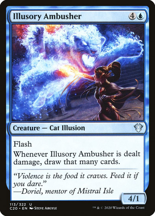 MTG Card Title: Illusory Ambusher C20/113