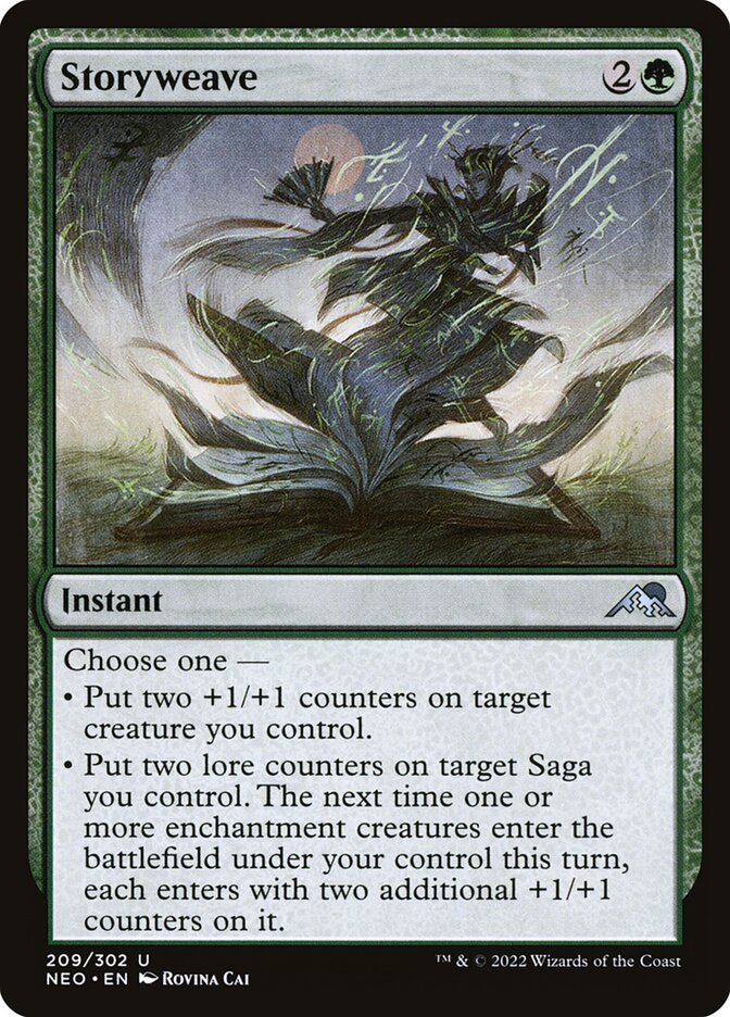 MTG Card Title: Storyweave NEO/209