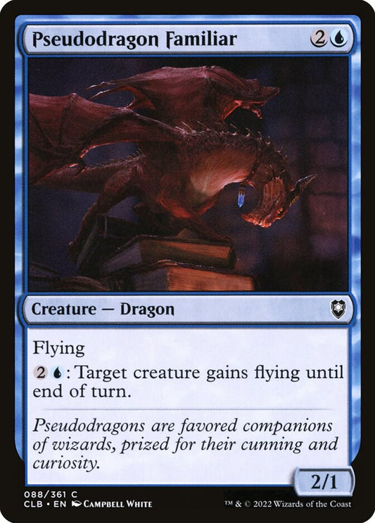 MTG Card Title: Pseudodragon Familiar CLB/88