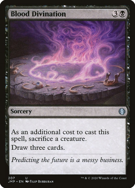 MTG Card Title: Blood Divination JMP/207