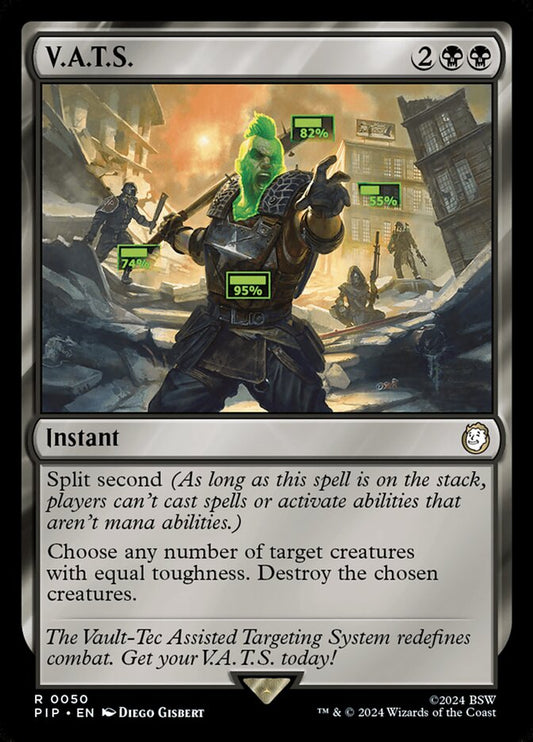 MTG Card Title: V.A.T.S. PIP/50