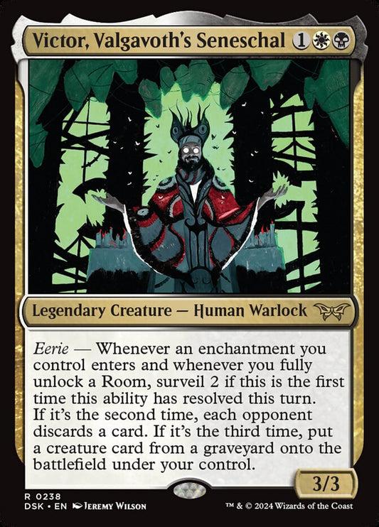 MTG Card Title: Victor, Valgavoth's Seneschal DSK/238
