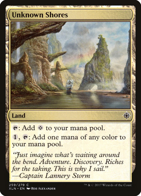 MTG Card Title: Unknown Shores XLN/259
