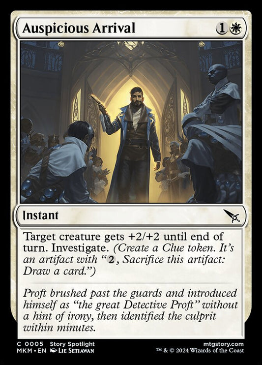 MTG Card Title: Auspicious Arrival MKM/5