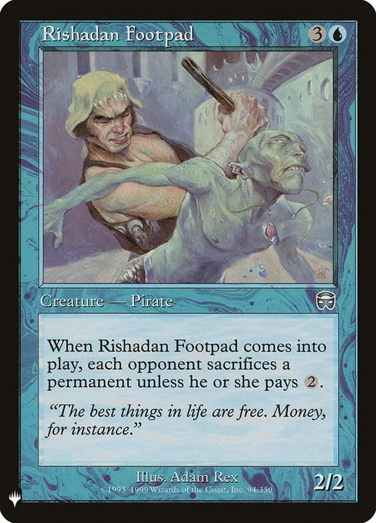 MTG Card Title: Rishadan Footpad PLST/MMQ-94
