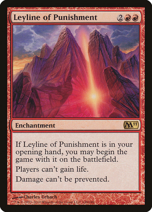 MTG Card Title: Leyline of Punishment M11/148