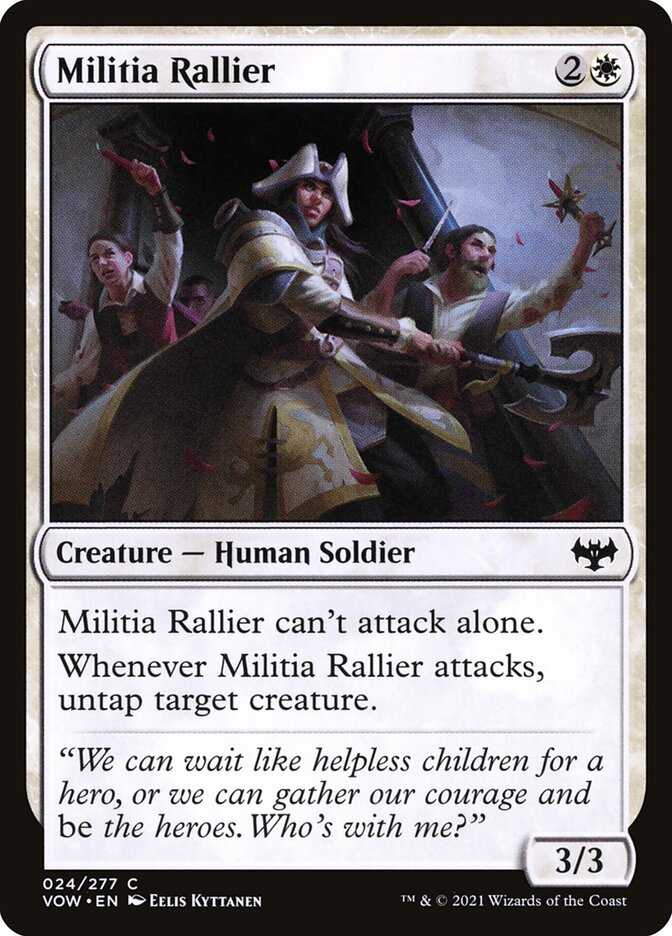 MTG Card Title: Militia Rallier VOW/24