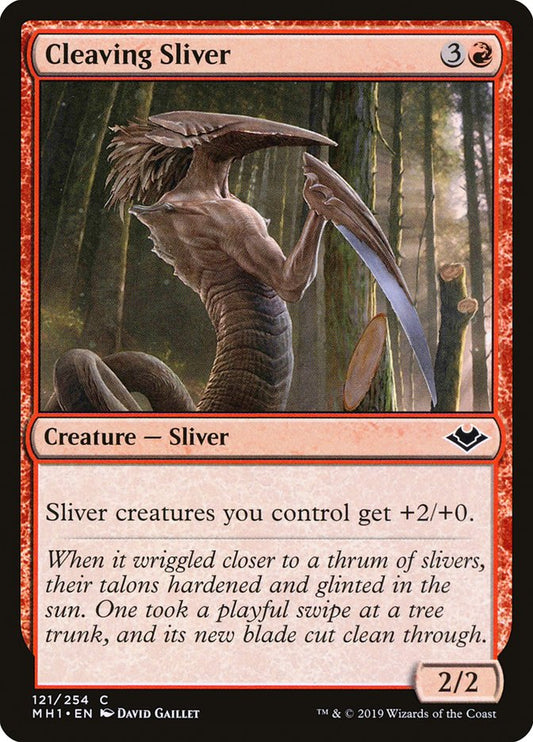 MTG Card Title: Cleaving Sliver MH1/121
