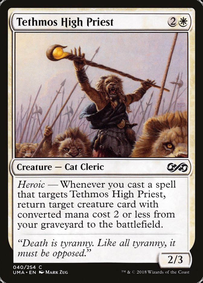 MTG Card Title: Tethmos High Priest UMA/40