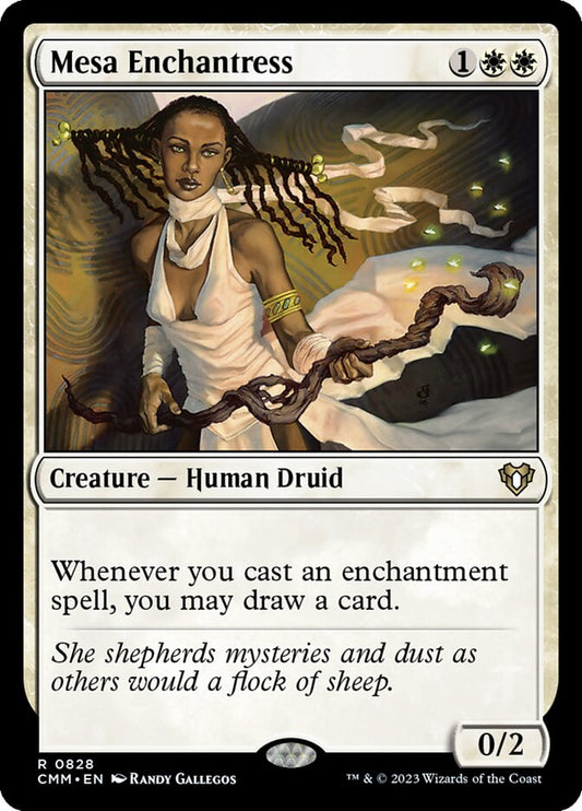 MTG Card Title: Mesa Enchantress CMM/828