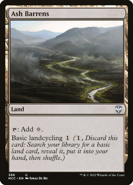 MTG Card Title: Ash Barrens NCC/386