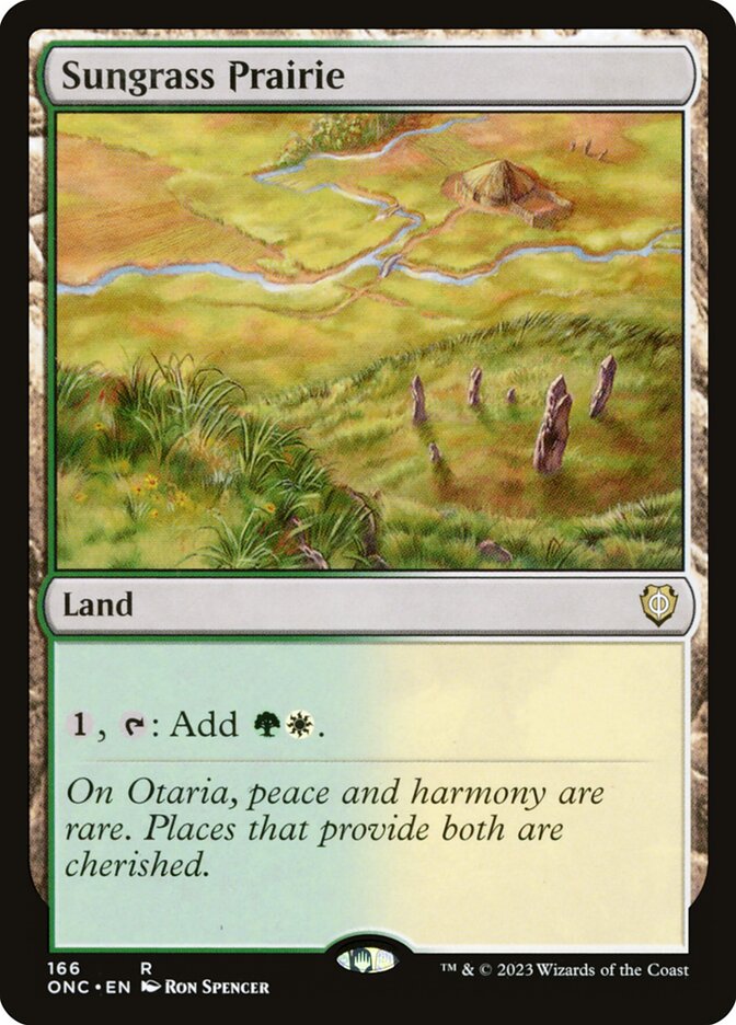 MTG Card Title: Sungrass Prairie ONC/166
