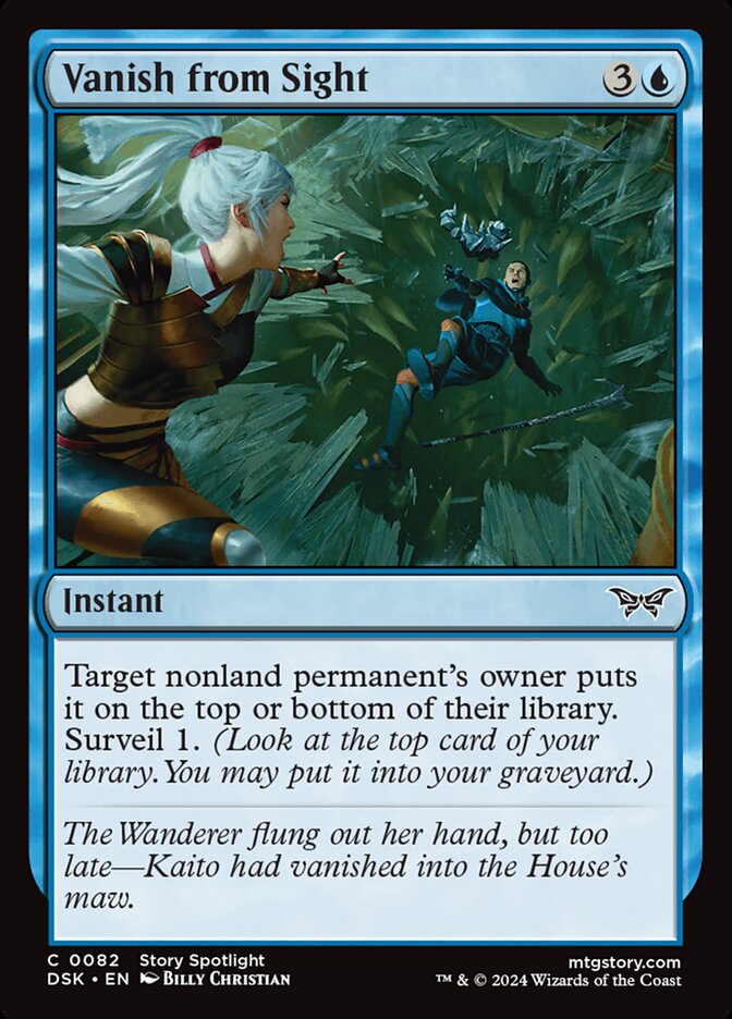 MTG Card Title: Vanish from Sight DSK/82