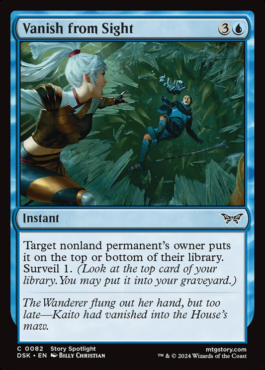 MTG Card Title: Vanish from Sight DSK/82