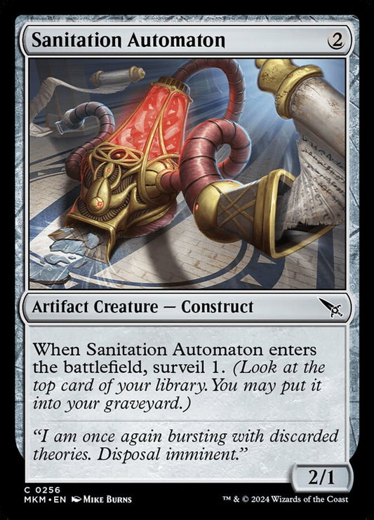MTG Card Title: Sanitation Automaton MKM/256