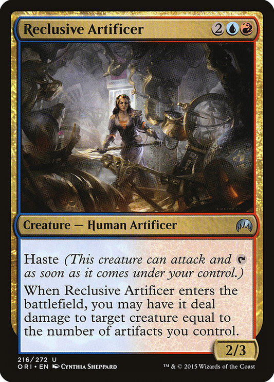 MTG Card Title: Reclusive Artificer ORI/216