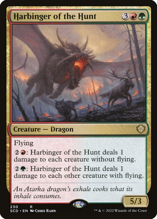 MTG Card Title: Harbinger of the Hunt SCD/230