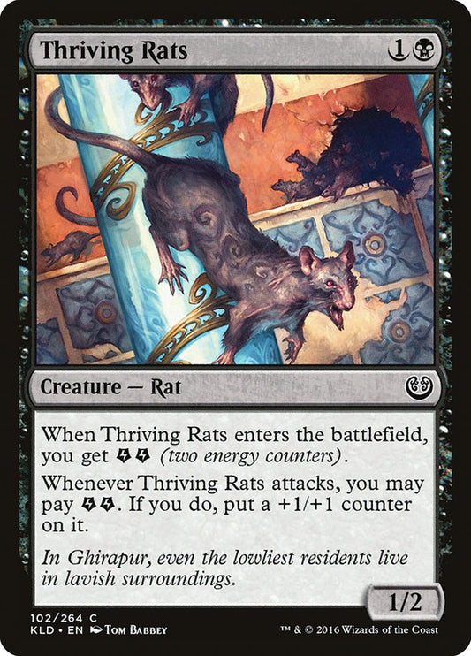 MTG Card Title: Thriving Rats KLD/102