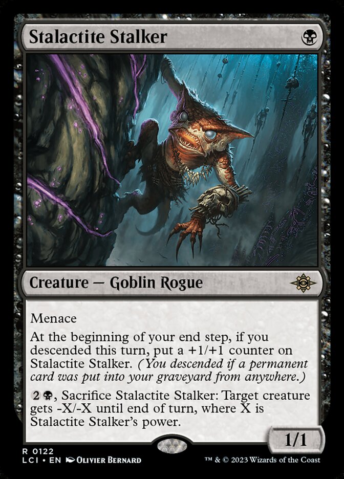 MTG Card Title: Stalactite Stalker LCI/122