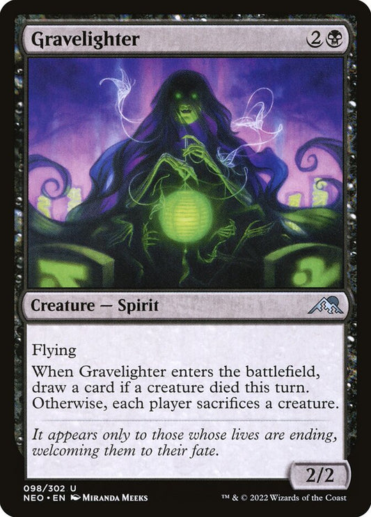 MTG Card Title: Gravelighter NEO/98