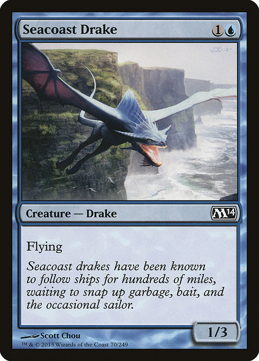 MTG Card Title: Seacoast Drake M14/70