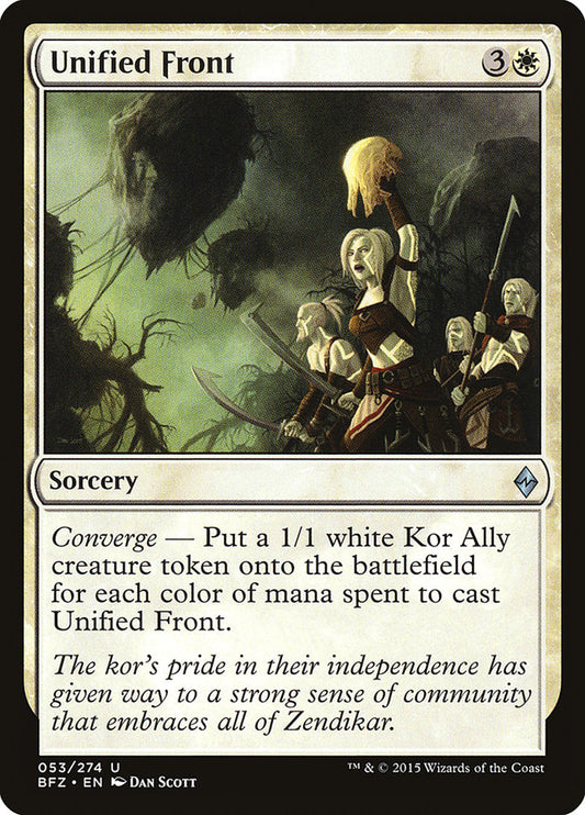 MTG Card Title: Unified Front BFZ/53