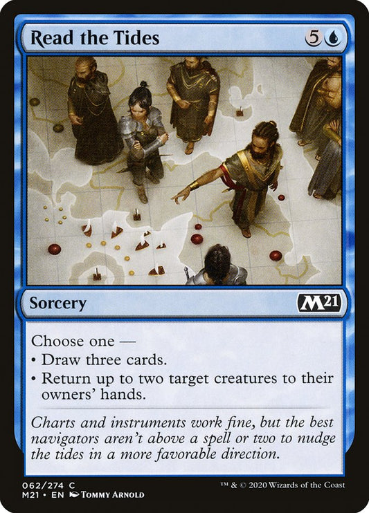 MTG Card Title: Read the Tides M21/62
