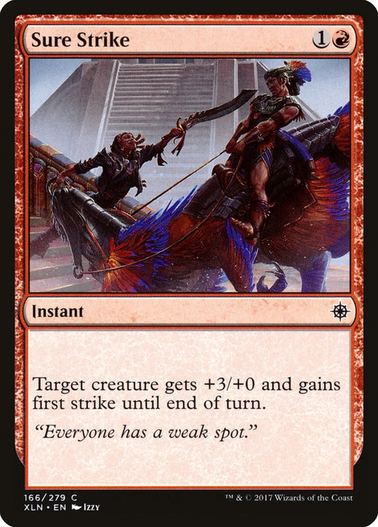 MTG Card Title: Sure Strike XLN/166