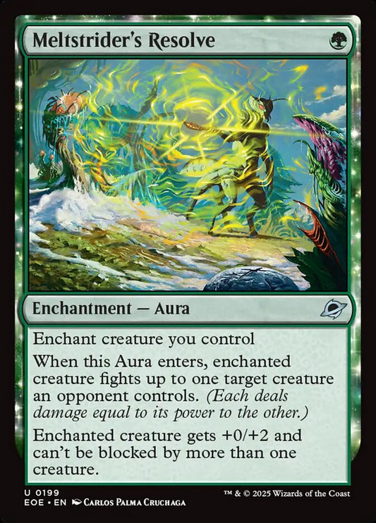 MTG Card Title: Meltstrider's Resolve EOE/199