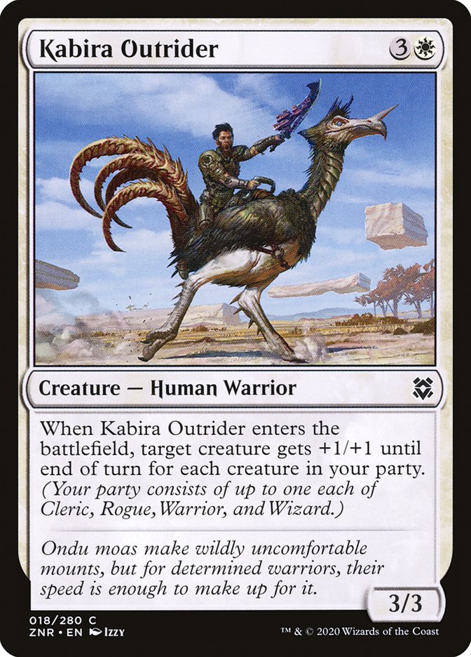MTG Card Title: Kabira Outrider ZNR/18