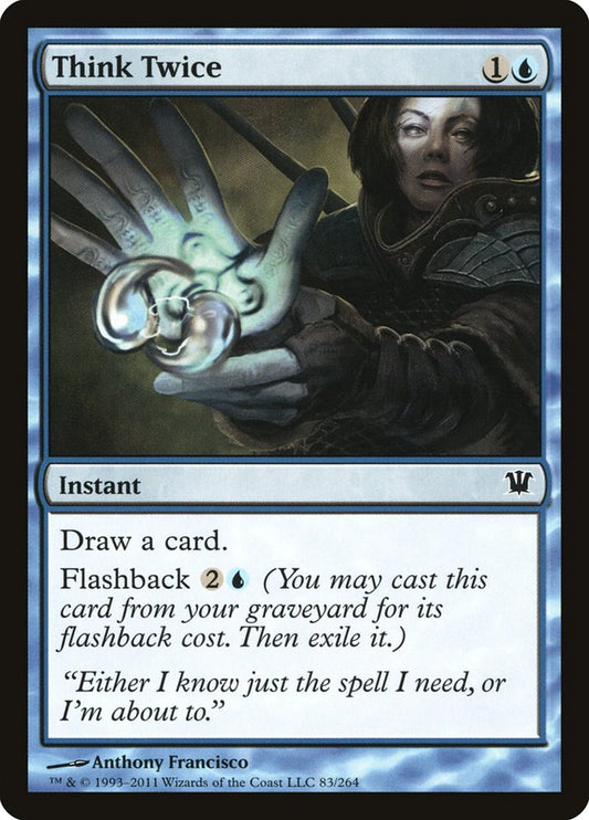 MTG Card Title: Think Twice ISD/83