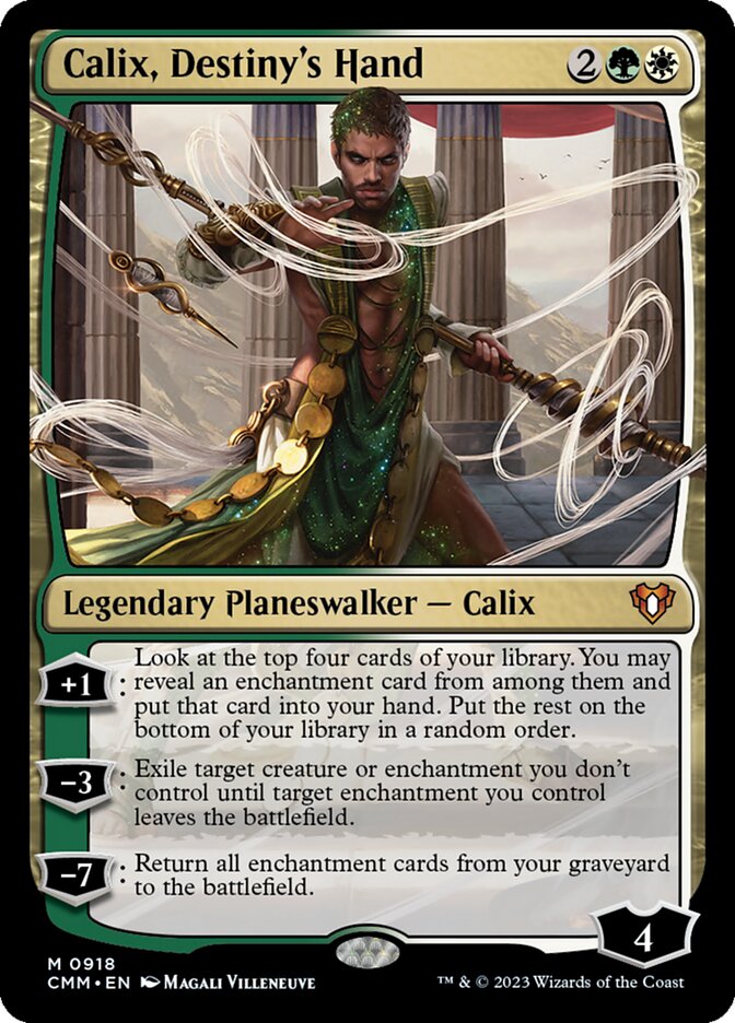 MTG Card Title: Calix, Destiny's Hand CMM/918