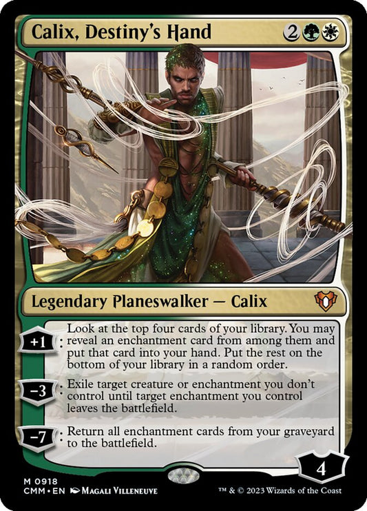 MTG Card Title: Calix, Destiny's Hand CMM/918