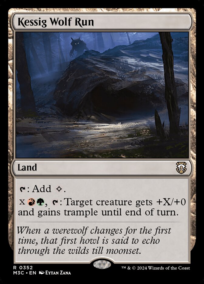 MTG Card Title: Kessig Wolf Run M3C/352