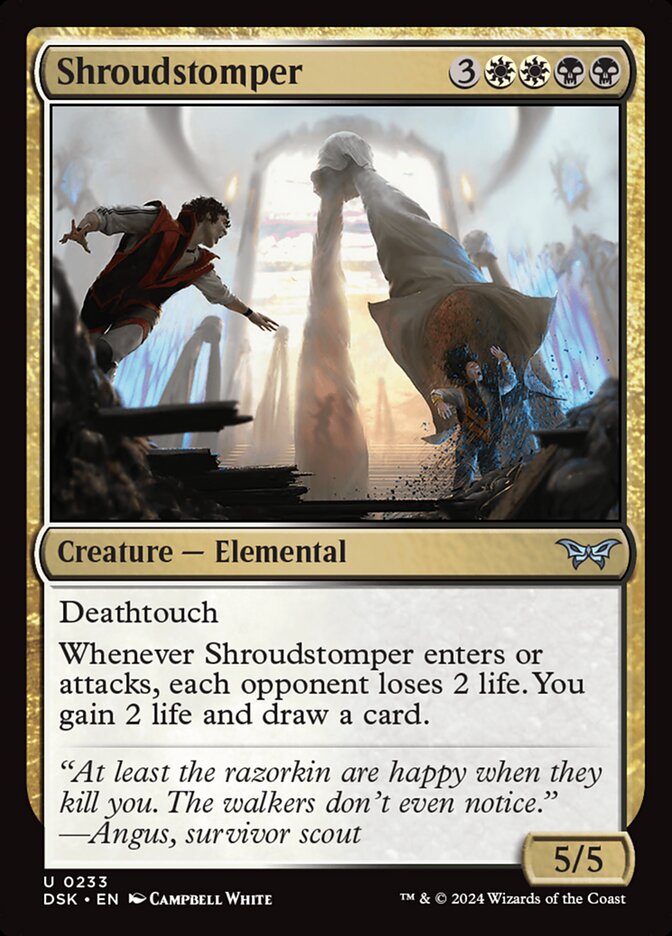 MTG Card Title: Shroudstomper DSK/233