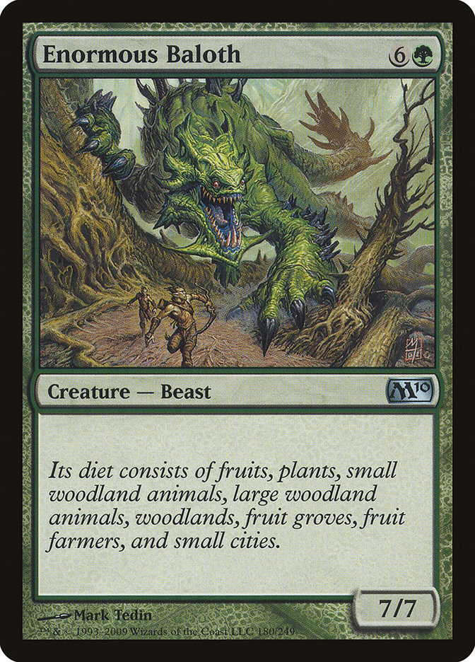 MTG Card Title: Enormous Baloth M10/180