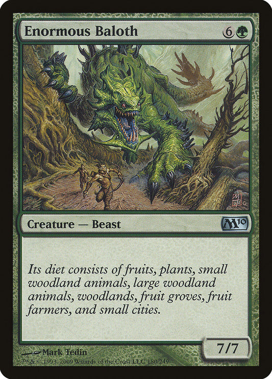 MTG Card Title: Enormous Baloth M10/180