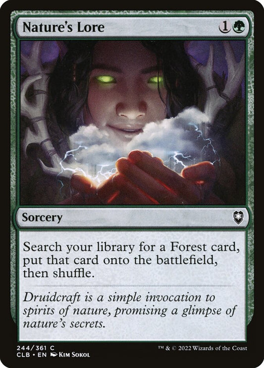 MTG Card Title: Nature's Lore CLB/244
