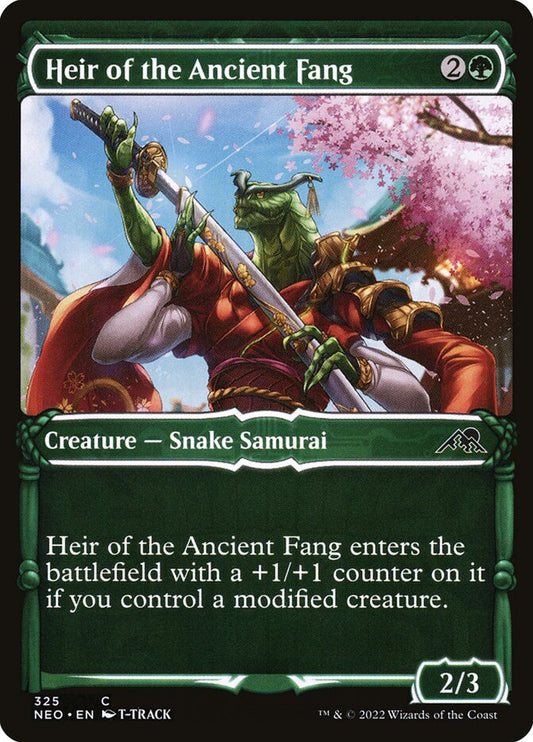 MTG Card Title: Heir of the Ancient Fang NEO/325