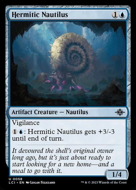MTG Card Title: Hermitic Nautilus LCI/58