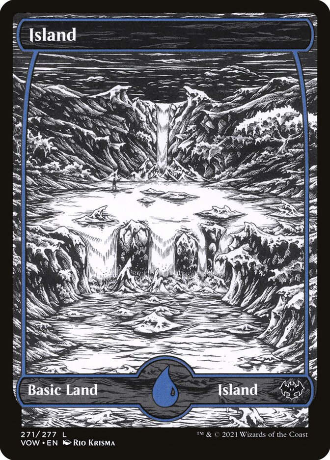 MTG Card Title: Island VOW/271