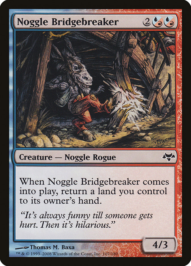 MTG Card Title: Noggle Bridgebreaker EVE/107