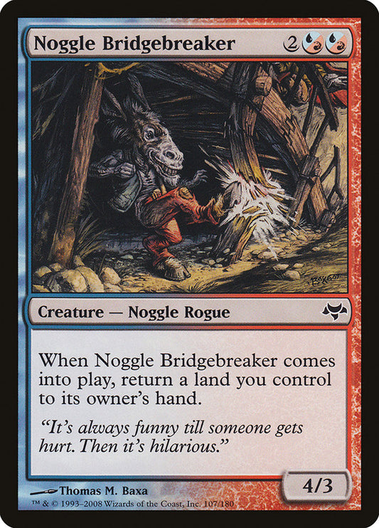 MTG Card Title: Noggle Bridgebreaker EVE/107