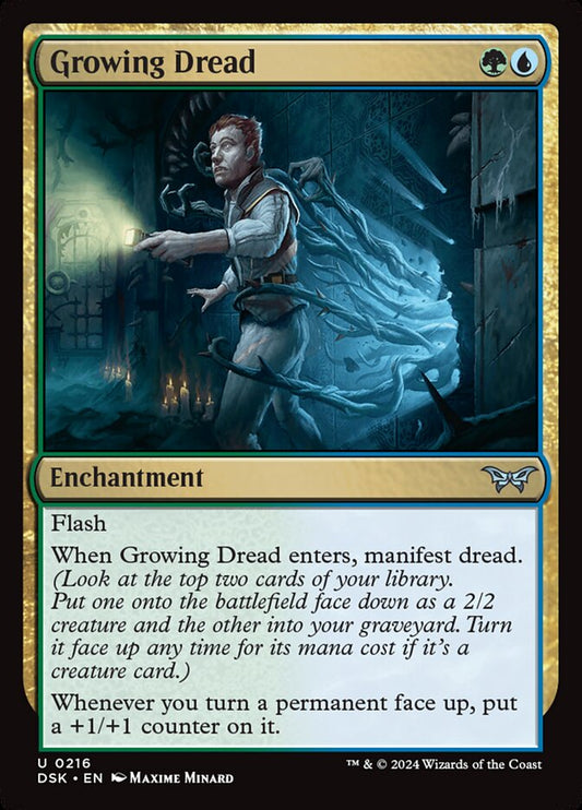 MTG Card Title: Growing Dread DSK/216