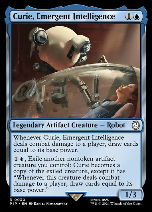 MTG Card Title: Curie, Emergent Intelligence PIP/30