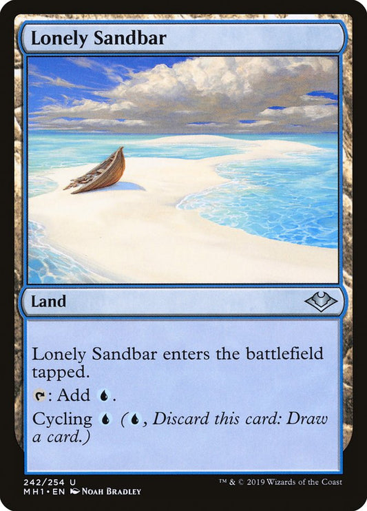 MTG Card Title: Lonely Sandbar MH1/242