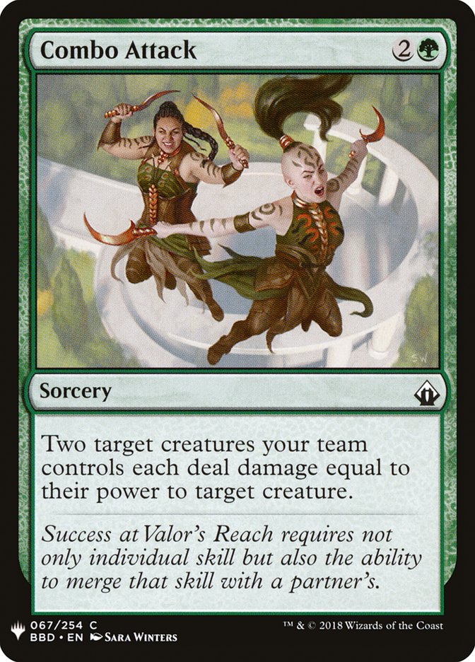 MTG Card Title: Combo Attack PLST/BBD-67