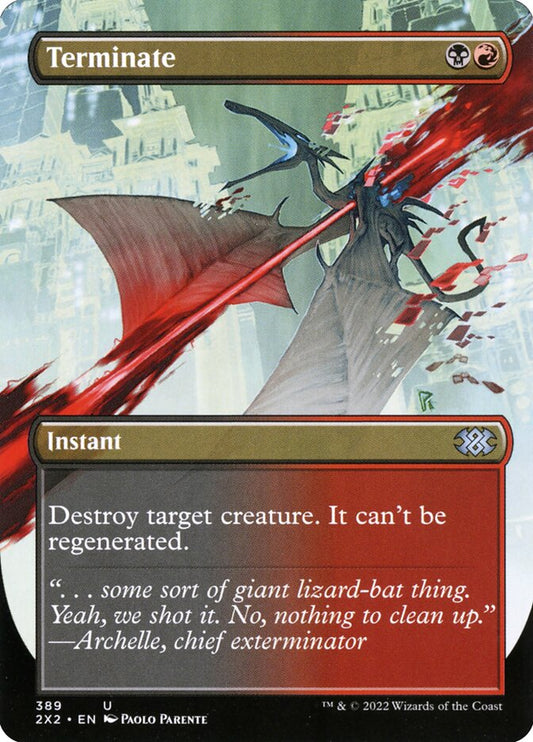 MTG Card Title: Terminate 2X2/389